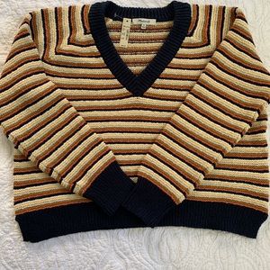 Madewell Vneck sweater NWT sz M